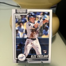 2026 Topps Series 1 ALEX FREELAND Rookie Base #74 Dodgers Baseball 