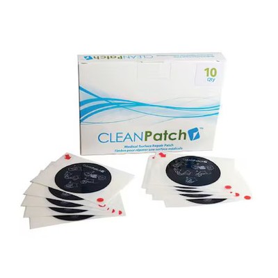 Clean Patch 11003 Mattress Repair Patch, Blue, 2'' L, Pk10