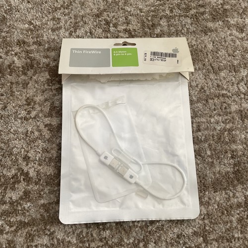 Apple Thin FireWire Cable 1.8 Meter 6 Pin to 6 Pin M8707G/A (3M)