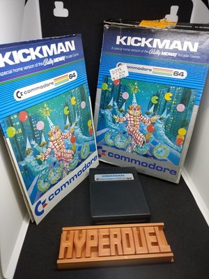COMMODORE 64 Kickman CIB Bally Midway Clown Balloon Game HONK HONK FREE USA S&H