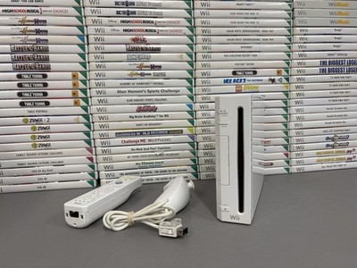 Nintendo Wii Konsole Weiß mit 10 Gratis Spielen