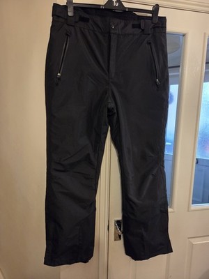 Brandneu Herren Crivit Wandern Wandern Ski schwarz wasserdicht Hose Größe 40''