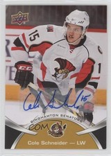 2015-16 Upper Deck AHL Short Print Auto Cole Schneider #124 Auto o6n