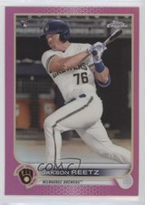 2022 Topps Chrome Pink Refractor Jakson Reetz #157 00gy