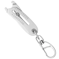 Portable Precise Thread Size Checker Keychain,Bolt and  Identifier  Size 6015
