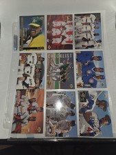 Upper Deck MLB  Team Cards 9 Card Lot Stewart Larkin Clark Astros Giants