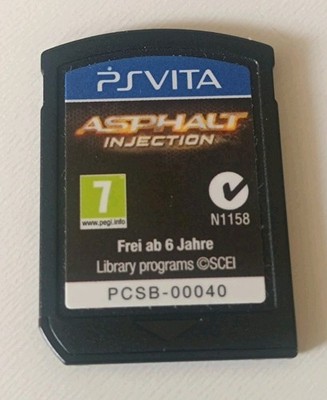PS Vita Spiel Asphalt Injection ohne OVP ohne Anleitung
