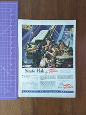 1944 Life Magazine Fisher Body General Motors 'Strato-Flak' Vintage Print Ad