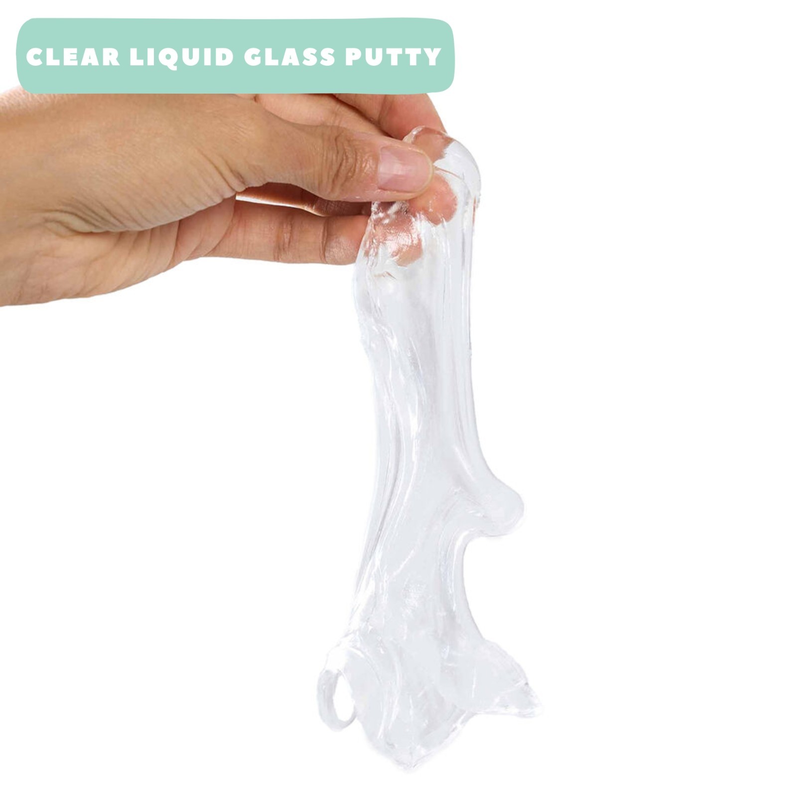 5-Pack Liquid Glass Putty Set – Reactive, UV, Chameleon, Glow, Super Stretch Toy