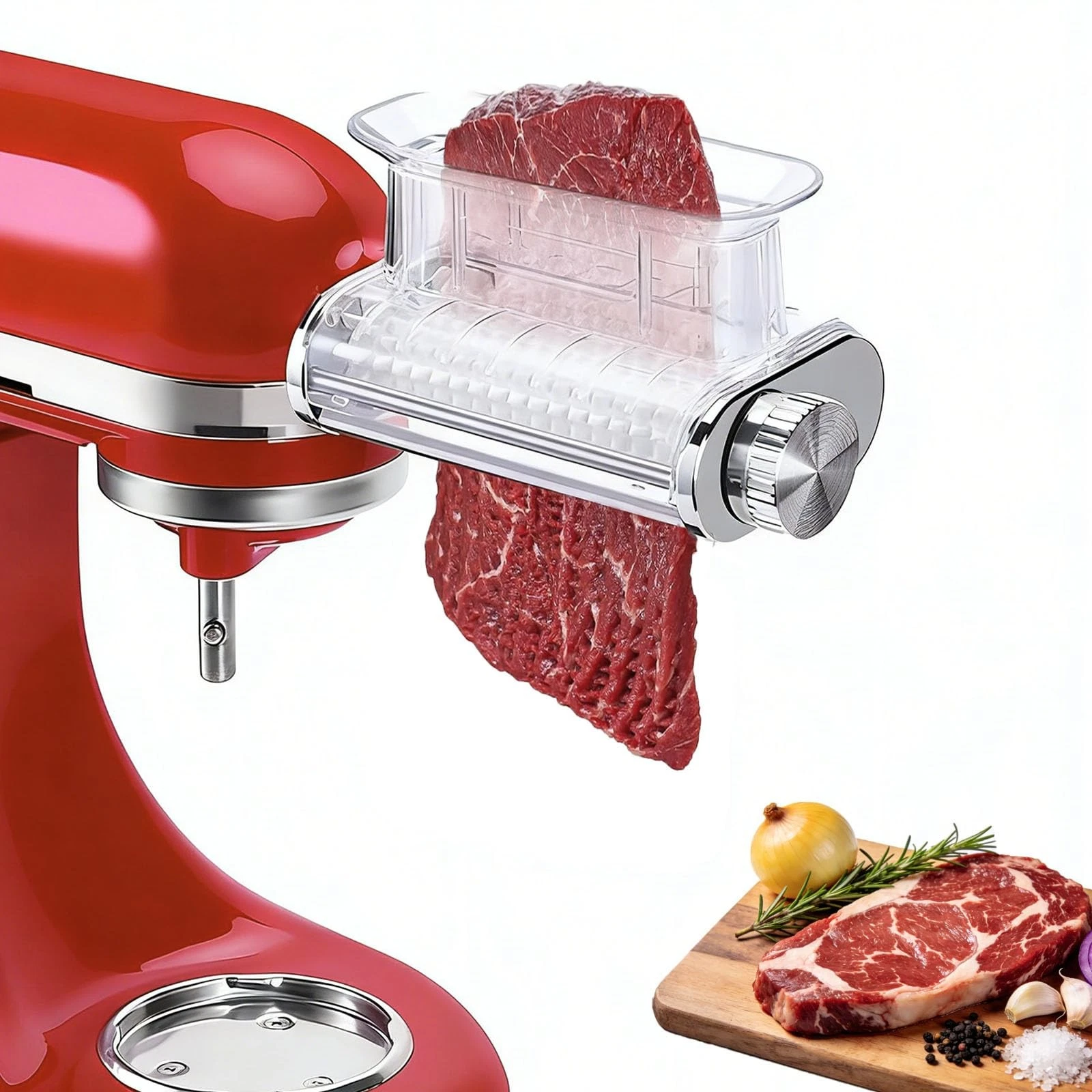 Meat Tenderizer Attachment for KitchenAid Stand Mixer, 3 Adjustable Thickness...
Opens in a new wind