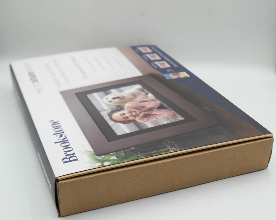 Brookstone PhotoShare Smart Digital Picture Frame 10.1” Black - Image 2 of 4