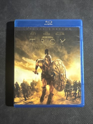 #ad Troy Blu ray 2004 Brad Pitt $4.49