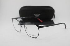 NEW EMPORIO ARMANI EA 1114 3001 BLACK RED GUNMETAL AUTHENTIC EYEGLASSES 54-19