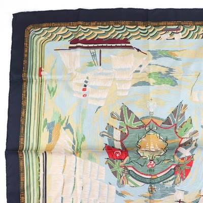 エルメス　HENRY.F.SMITH,SAILOR シルク100％スカーフ Hermes Paris Scarf SILK 100 Carre 90 Henry F Smith Sailor W/Tags