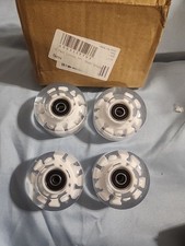 Roller Skate Wheels Light Up, Bearing 32x58 White Light 8pcs - Unused, Open Box