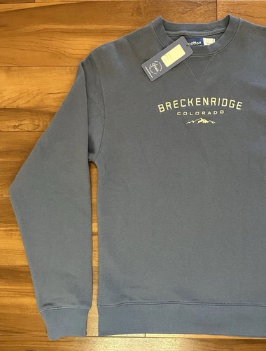 Breckenridge Colorado Gear for Sports Crewneck Sweatshirt Blue Men’s Size Medium - Picture 5 of 16