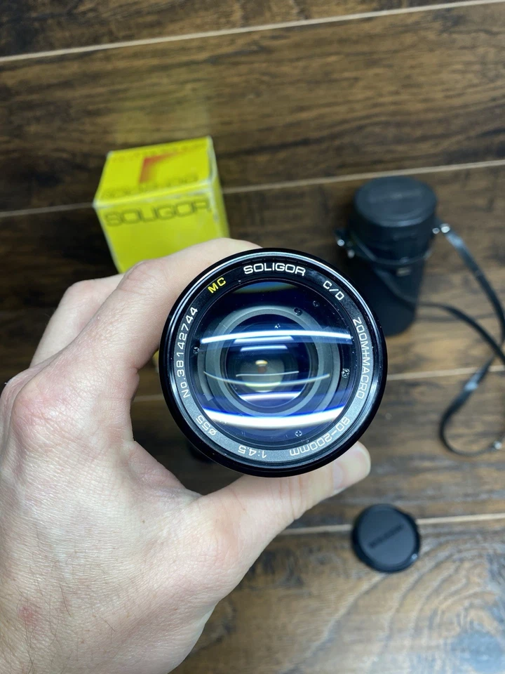 Soligor C/D 80-200mm One-Touch f/4.5 Macro Manual Focus Lens N/AI Nikon AI (EUC) - Image 2 of 4