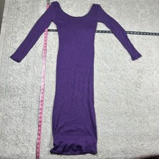 Fashion Nova Maxi Small Tall BodyCon Purple Dress