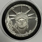 1986 Statue of Liberty Prevails Vintage Coin 1 Troy Oz .999 Fine Silver Round