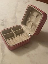 Travel Small Jewellery Organizer Box Pu Leather Carry Jewelry Storage Case Box