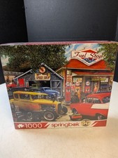New Sealed springbok 2000 piece puzzle Hot Rod Cafe 38-20523 Jigsaw Made In USA