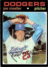 1971 Topps Joe Moeller Los Angeles Dodgers #288