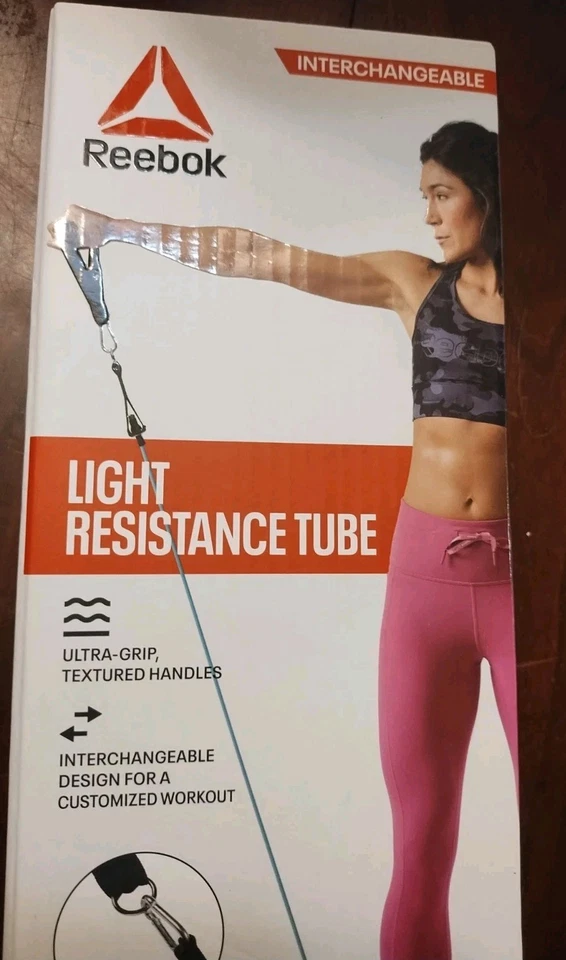 Tubo de resistencia a la luz Reebok Ultra-Grip, asas texturizadas nuevo en caja Foto 2 de 3