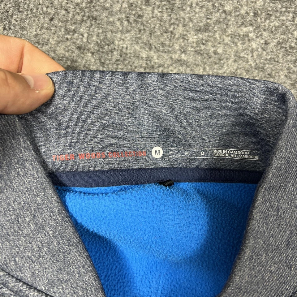 Nike Jacket Mens Medium Gray Full Zip Tiger Woods Collection Golf 708604-410 - Image 3 of 4