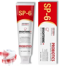 SP-6 Probiotic Teeth Whitening Toothpaste bad breath Removal Tooth Paste Cleaner