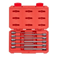 Tekton 38 Inch Drive Long Hex Bit Socket Set 10-piece 3-10 Mm Shb91302-d Tekton 38 Inch Drive Long Hex Bit Socket Set 10-piece 3-10 Mm Shb91302-d