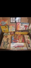 Red China Lot Of  Tin Toy  Tin Toys Battery Operated Mint In Box 