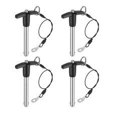 4Pcs T Handle Lock Pins 9.5mm x 60mm Stainless Steel Button Quick Release Pin