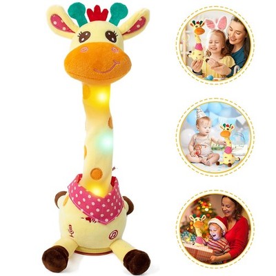 Groovige singende und tanzende Giraffe aus Plüsch,sprechende und singende Giraff