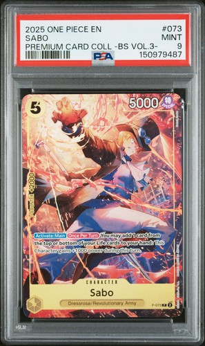 Sabo (Premium Card Collection -Best Selection Vol. 3-) graded PSA 9 for sale on eBay