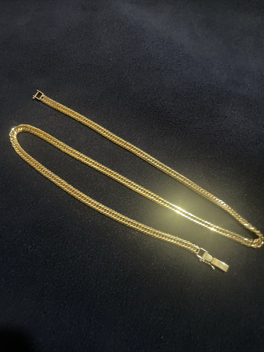 18k Solid Japan Gold 31 Grams Necklace Chain 20 Inches | eBay