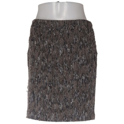 Annamoda Piu, Rock, Größe: XL, Grau/Schwarz/Weiß, Polyester/Wolle #usF