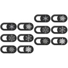  12 stücke Laptop-Kameraabdeckung Slide-Kamera Schneeflocke-Abdeckung