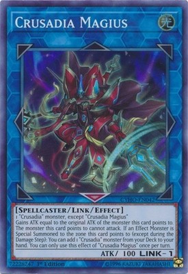 Yugioh - Crusadia Magius (Super Rare) (Unlimited) - CYHO-EN042 (P)