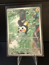 Emolga 112/086 Holo Illustration Rare Black Bolt Pokemon TCG NM