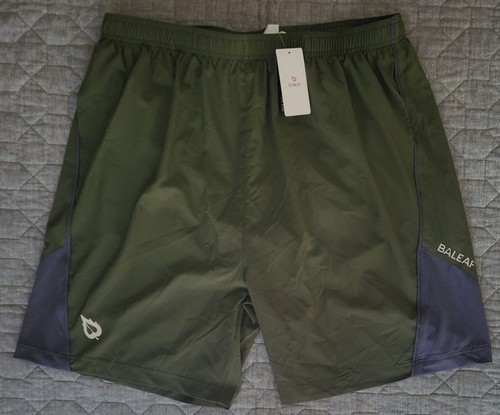 Pantalones Cortos de Correr Baleaf Para Hombre 7" con Forro en Verde Ejército; Talla XL Nuevos con Etiquetas - Imagen 3 de 10