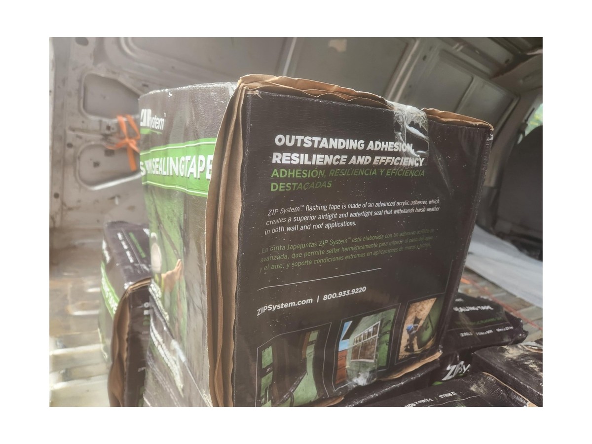 Huber ZIP System Self-Adhesive 3.75 in x 90 ft Flashing Tape for