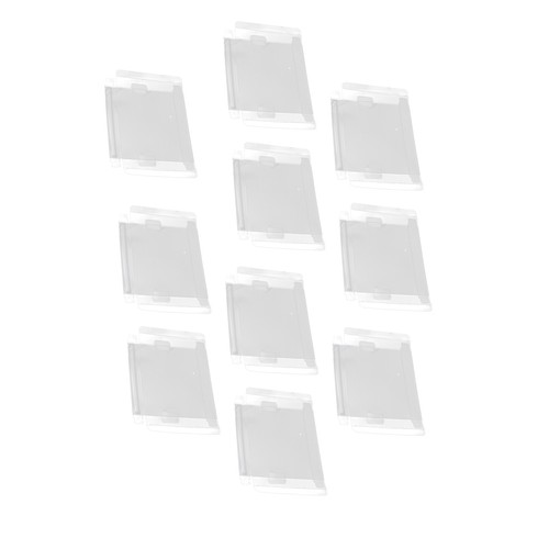 10pcs Sleeves Carts Box Cartridge Protectors Crystal Clear Case For Nintendo NES - Picture 3 of 10