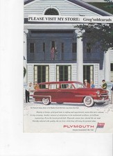 Original 1953 Plymouth Savoy Station Wagon Vintage Print Ad Advertising Original 1953 Plymouth Savoy Station Wagon Vintage Print Ad Advertising