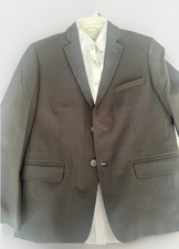NWOT Calvin Klein Suit Jacket Boys Sz 14  Shirt Brandolini 100 Cotton
