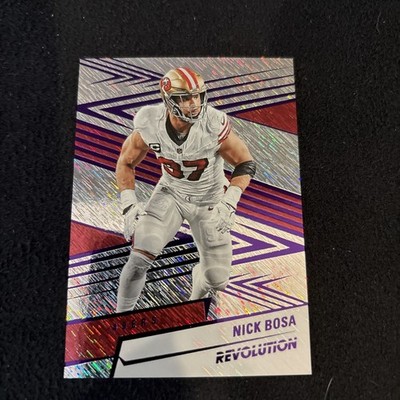 2025 Panini Revolution #145 Nick Bosa Purple Storm #/175