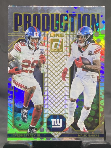 Tyrone Tracy Jr. / Malik Nabers #9 card