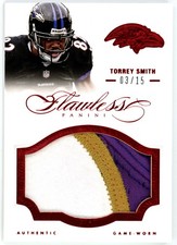 2014 Flawless Ruby Torrey Smith Patch 3/15 #65