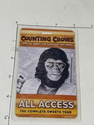 COUNTING CROWS Commemorative Complete 2025 Sweets Backstage Pass & Lanyard ￼