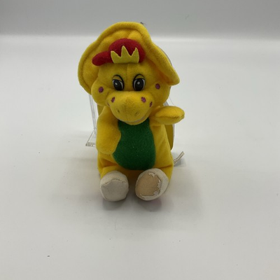 #ad BJs Rub A Dub Dub Board Book And Plush 1998 90s Barney BJ Yellow Dinosaur VTG $10.94