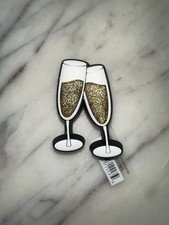 gold glitter champagne cheers   authentic ori...
